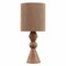 Jonathan Y Orbic Taper 23.5" Rustic Cottage Resin/Metal LED Table Lamp with Paper Rope Shade, Brown Wood Finish JYL9202A - alternate 8