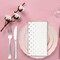 Smarty Had A Party White with Silver Dots Paper Dinner Napkins 600 Napkins, 600PK 2193-CASE - alternate 3