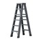 Wrightmaster 5.7 ft. Aluminum Step Ladder, 9 ft. Reach w/Double-Reinforced Pedal, 300 lb. Capacity ZoroHRZJ6B - alternate 1