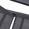 Leisuremod Marlin Patio Chaise Lounge Chair with Armrests in Black Aluminum Frame, Black, 2PK MLABL-77BL2 - alternate 7