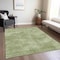 Homeroots 8' X 10' Green Washable Indoor Outdoor Area Rug 598821 - alternate 3
