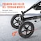 Vevor Knee Scooter Aluminum Steerable Knee Walker Folding Recovery Scooter 350LB HFK-9277KD - alternate 5