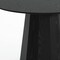 Homeroots 46" Black Solid Wood Pedestal Base Round Top Dining Table 721060 - alternate 5