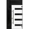 Vdomdoors Front Exterior Prehung Steel Door Ronex0131 Grey Sidelight and Transom Window Sidelite Entry Metal RONEX0131EXD-GRE-W36+14 X H80+16-LH-I - alternate 1