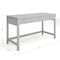 Martha Stewart Hutton Shaker Style Home Office 3 Drawer Desk in Gray w/Brushed Nickel Hardware ZG-ZP-20-GY-MS - alternate 4