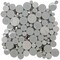 Apollo Tile White 7x7 Glass, Stone Marble Glossy Floor and Wall Mosaic Tile 4.67 sqft/case, 5PK APLMOK88013A - alternate 1