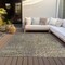 Homeroots 8' X 10' Gold And Gray Abstract Washable Indoor Outdoor Area Rug 596797 - alternate 4