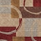 Homeroots 5' X 8' Wheat And Burgundy Geometric Washable Indoor Outdoor Area Rug 612600 - alternate 5