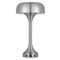 Homeroots 22" Nickel Metal Two Light Usb Table Lamp With Nickel Dome Shade 524740 - alternate 6