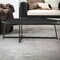 Homeroots 47" Black Wood And Metal Oval Frame Coffee Table 370465 - alternate 5