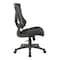 Office Star Products Ventilated Seating Screen Back Manager's Chair, Black EM60926P-3M - alternate 4