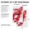 Signmission Lobster Tails, Vinyl Decals Only 24 Inch x 36 Inch, Vinyl Decal, 2PK DSB-2436-2PACK-Lobster Tails - alternate 2