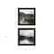 Homeroots Set Of Two Winter Landscape Black Framed Print Wall Art, 2PK 407261 - alternate 3