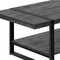 Homeroots 47" Black Coffee Table With Shelf 489960 - alternate 8