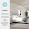 Martha Stewart Britta King Upholstered Platform Bed w/Rounded Headboard, Piped Detailing/Cushioned Siderails, Gray TW-3WDB01-K-GY-MS - alternate 6