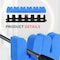 Simple Deluxe Horizontal Fishing Rod Holders Wall-Mounted - Fishing Rod Rack Great Fishing Pole Holder for Garage SOFISHRODRACKHBLUEX2 - alternate 5