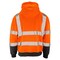 Dome75 Full-zip Hoodie, ANSI/ISEA 107-2020 Class 3, Polyester, HiVis Orange/Black Bottom, 2X DHZ1632 - alternate 7
