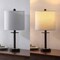 Jonathan Y Amner 20.5" Glass Modern Contemporary Fillable Glass LED Table Lamp, Oil Rubbed Bronze, 2PK JYL8508A-SET2 - alternate 8
