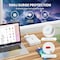 Jouleloom Power Strip Surge Protector w/ 11 Outlets, 4 USB and 2 USB C Ports, 5 Ft Extension Cord, 2PK SOPOWERSTRIP17WHTX2 - alternate 5