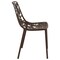 Leisuremod Modern Devon Aluminum Chair, Brown DC23BR - alternate 5