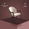 Leisuremod Opaline Series Elegant Wooden Dining Chair in Brown/Cream, 4PK OC24BRCR4 - alternate 6