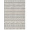 Homeroots 3' X 5' Ivory Beige And Taupe Quatrefoil Washable Indoor Outdoor Area Rug 583228 - alternate 6