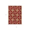 Homeroots 3' X 5' Orange And Gold Geometric Washable Indoor Outdoor Area Rug 613446 - alternate 6