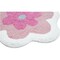 Homeroots 32" Pink And White Cotton Flowers Floral Bath Rug 635402 - alternate 4