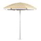 Picnic Time Family Of Brands 5.5 Ft. Portable Beach Umbrella, Yellow Cabana Stripe 822-00-335-000-0 - alternate 1