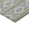 Homeroots 5' X 8' Gray Ivory And Brown Geometric Washable Indoor Outdoor Area Rug 599629 - alternate 6