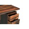 Homeroots 54" Dark Brown Solid Wood Writing Desk and Bookshelf Set With Three Drawers 634356 - alternate 10