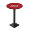 Holland Bar Stool Co 42" Blk Wrinkle Louisiana-Lafayette Pub Table, 36" dia. Top L217B4236LA-Laf - alternate 1