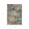Homeroots 9' X 12' Blue Green And Beige Abstract Washable Indoor Outdoor Area Rug 630727 - alternate 5