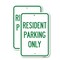 Signmission Reserved Parking Sign Resident Parking Only, 12'' X 18'' 2 Signs, Heavy Gauge Aluminum, 2PK A-1218-2PACK-23036 - alternate 1