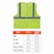 Ergodyne Class 2 Super Econo Mesh Vest, Lime, L/XL 20975 - alternate 3