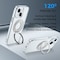 Alpha Digital iPhone 15 PLUS Case w/ Magnetic Ring Stand- Full Protection, Soft Flex -360 shockproof IP15P-CLEAR - alternate 6