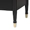 Baxton Studio Tamra Four-Poster Platform Bedroom Set with Two Nightstands, King, Black 264-14390-14389-14387-14387-ZORO - alternate 5