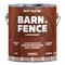 Rust-Oleum Barn & Fence Latex Paint, Barn Red, Flat, 1 Gallon 400044 - alternate 1