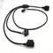 Avrgt Electronics 1 Male to 3 Female, 1 Clip-in, 2 Molded, with Universal Mount Kit, J1962 4-Way OBD2 Splitter Cable - alternate 3