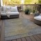 Homeroots 10' X 14' Brown Gold And Taupe Abstract Washable Indoor Outdoor Area Rug 587205 - alternate 6