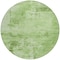 Homeroots 8' Green And Ivory Round Abstract Washable Indoor Outdoor Area Rug 602703 - alternate 7