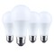 Satco 16.5 Watt LED A19 2700K CCT Medium Base Plastic 120 Volt, 4PK S14376 - alternate 1