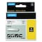 Dymo Rhino Perm Vinyl Industrial Label Tape, 0.5x18 ft, White/Black Print 18444 - alternate 1