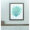 Homeroots 27" X 33" Distressed Wood Toned Frame Aqua Coral On White Ii 365835 - alternate 5