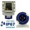 Walther-Werke Pin and Sleeve Inlet, 20A, 230/3Ã¸250, 3 Phase, 3 Pole, NEMA Not Rated 619409 - alternate 6