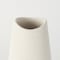 Homeroots 14" Cream Abstract Cylinder Ceramic Table Vase 397589 - alternate 5