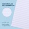 Roaring Spring Case of Exam Blue Books, 11" x 8.5", 6 Sheets/12 Pages, Wide Ruled with Margin, PK500 77516cs - alternate 6