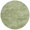 Homeroots 8' Green Round Washable Indoor Outdoor Area Rug 598820 - alternate 4
