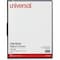 Universal Plastic Report Cover w/Clip, Letter, Holds 30 Pages, Clear/Black, 5PK UNV20515 - alternate 1