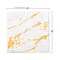 Smarty Had A Party White with Gold Marble Paper BeverageCocktail Napkins 600 Napkins, 600PK 3291-CASE - alternate 5